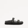 Rockstud Slide Sandal in Calfskin 20mm