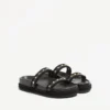 Rockstud Slide Sandal in Calfskin 20mm