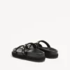 Rockstud Slide Sandal in Calfskin 20mm