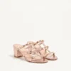 Rockstud Slide Sandal In Laminated Nappa 60Mm