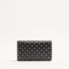Rockstud Spike Nappa Leather Crossbody Clutch Bag