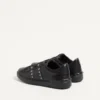 Rockstud Untitled Sneaker In Calfskin Leather