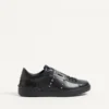 Rockstud Untitled Sneaker In Calfskin Leather