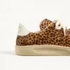 Royco Sneaker in Hair Calf with Fauve Eclat Print and Nappa Calf Leather
