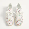 Royco Sneaker In Nappa Calfskin With Cherryfic Pattern