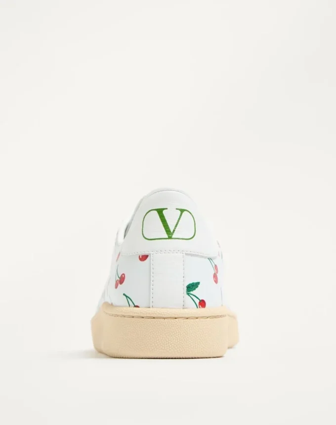 Royco Sneaker In Nappa Calfskin With Cherryfic Pattern