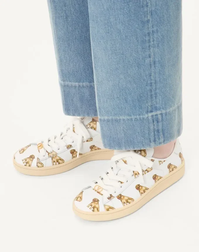 Royco Sneaker In Nappa Calfskin With Petit Charles Pattern Royco Sneaker In Nappa Calfskin With Petit Charles Pattern