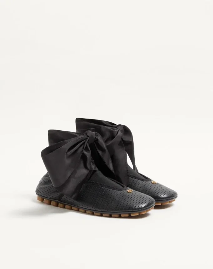 Rythmika ballerina in perforated nappa leather