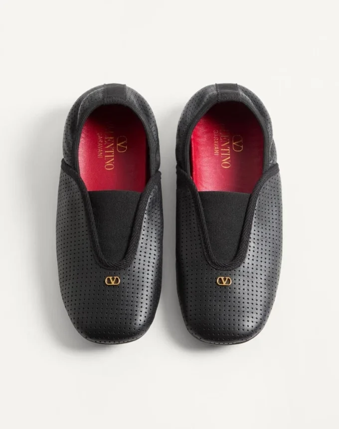 Rythmika ballerina in perforated nappa leather