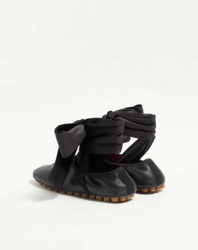 Rythmika ballerina in perforated nappa leather