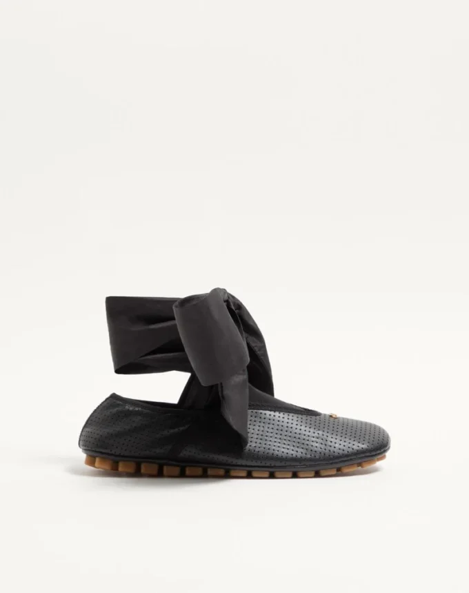 Rythmika ballerina in perforated nappa leather