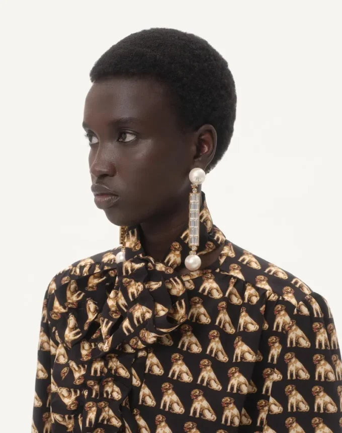 San Fin Metal Earrings With Swarovski® Crystals And Pearls San Fin Metal Earrings With Swarovski® Crystals And Pearls