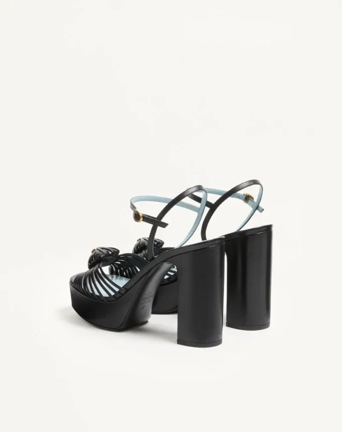 Sandal Royal Platform Sandal In Kidskin 115Mm