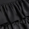Satin Ruffle Skirt—