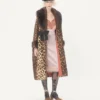 Fauve Eclat Spotted Wool Cloth Coat