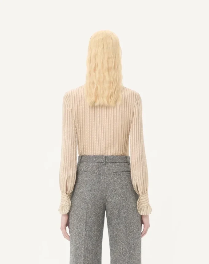 Seersucker Lamé Shirt