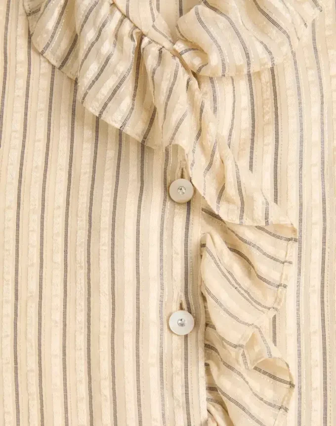 Seersucker Lamé Shirt