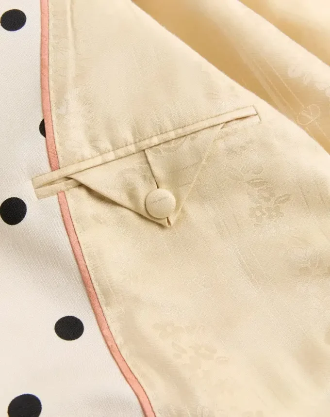 Shantung Jacket With Plusdepois Print