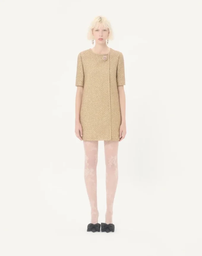 Short Canestrello Lurex Tweed Dress