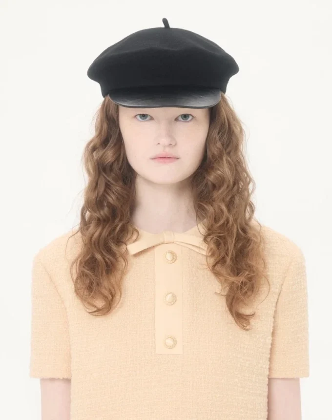 Short Dress in Curly Wool Short Dress in Curly Wool