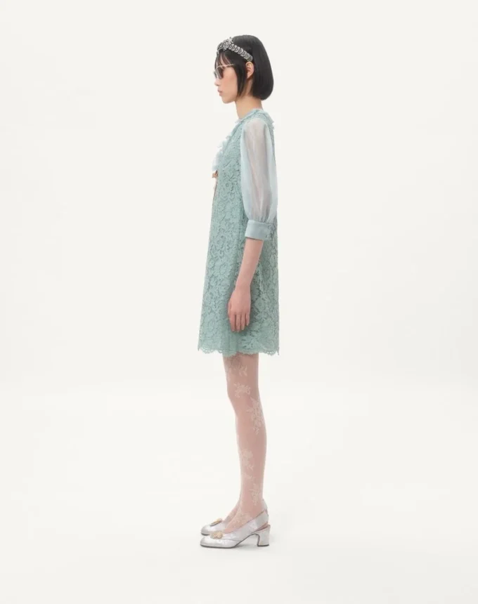 Short Dress In Heavy Lace Short Dress In Heavy Lace