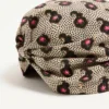Silk Turban with Micro Cashmere Plus de Pois Print