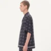 Silk Twill Bowling Shirt With Opticool Print