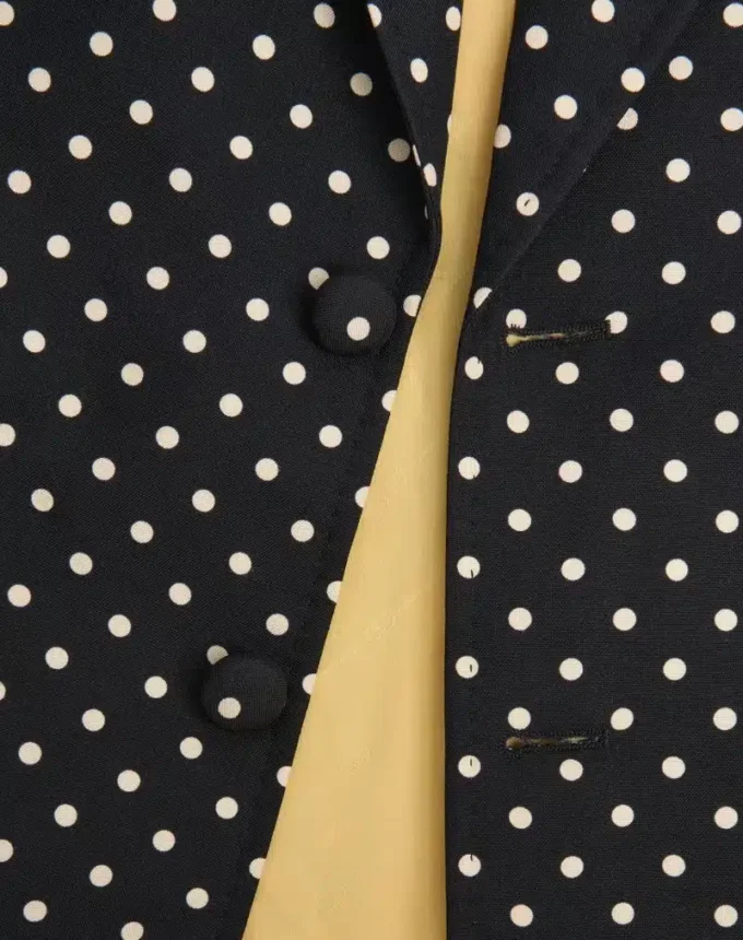 Single-Breasted Shantung Silk Jacket With Plusdepois Print Single-Breasted Shantung Silk Jacket With Plusdepois Print