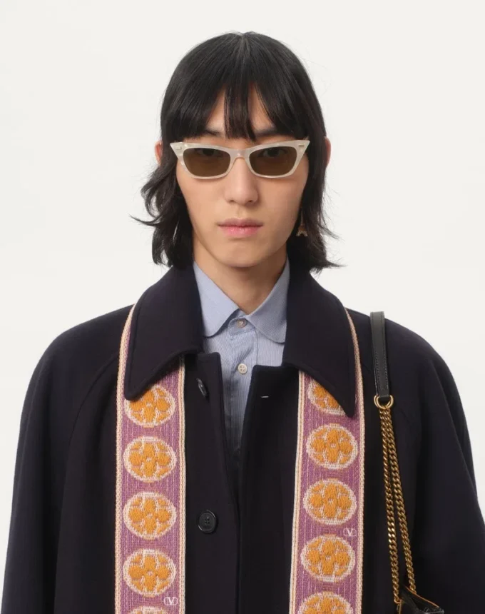 Single-Breasted Wool And Cashmere Coat