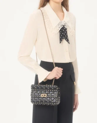 Small Nappa Rockstud Spike Bag