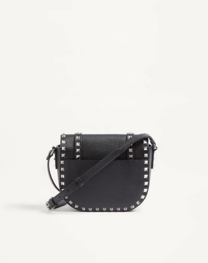 Small Rockstud Grainy Calfskin Crossbody Bag Small Rockstud Grainy Calfskin Crossbody Bag