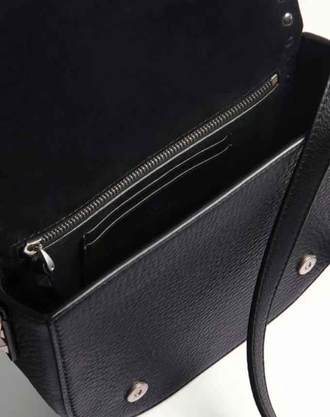 Small Rockstud Grainy Calfskin Crossbody Bag Small Rockstud Grainy Calfskin Crossbody Bag