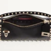 Small Rockstud Grainy Calfskin Crossbody Bag