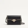 Small Rockstud Grainy Calfskin Crossbody Bag Small Rockstud Grainy Calfskin Crossbody Bag