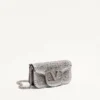 Small Valentino Garavani Locò Shoulder Bag With Rhinestones