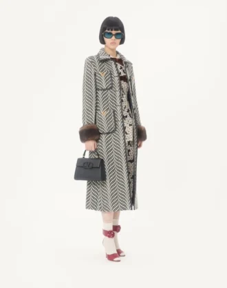 Small Vsling Grainy Calfskin Handbag