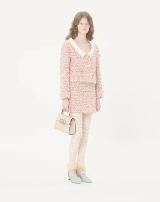 Small Vsling Handbag With Jewel Embroidery