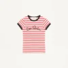 Striped Jersey Cotton T-Shirt