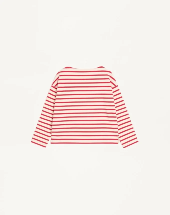 Striped Jersey Cotton T-Shirt