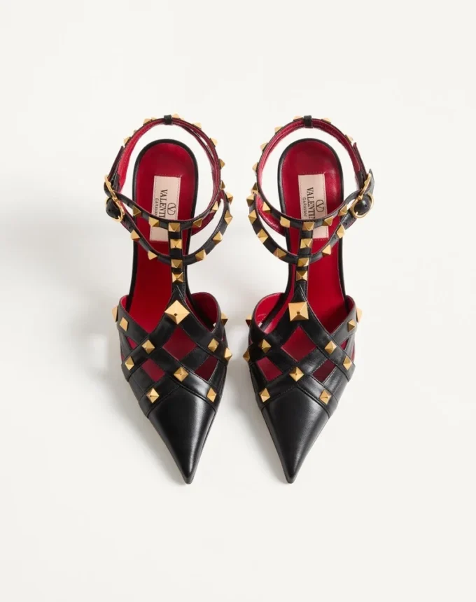 Studdy Kidskin Pumps 100mm