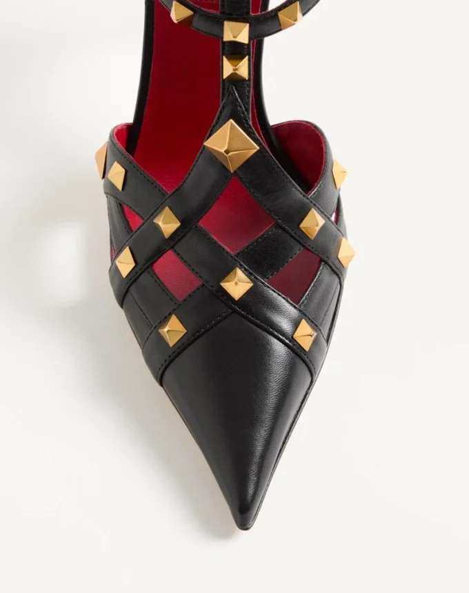 Studdy Kidskin Pumps 100mm