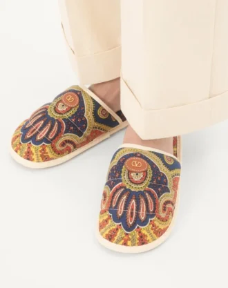 Ta Chambre Slide In Voyage Imaginaire Denim Fabric