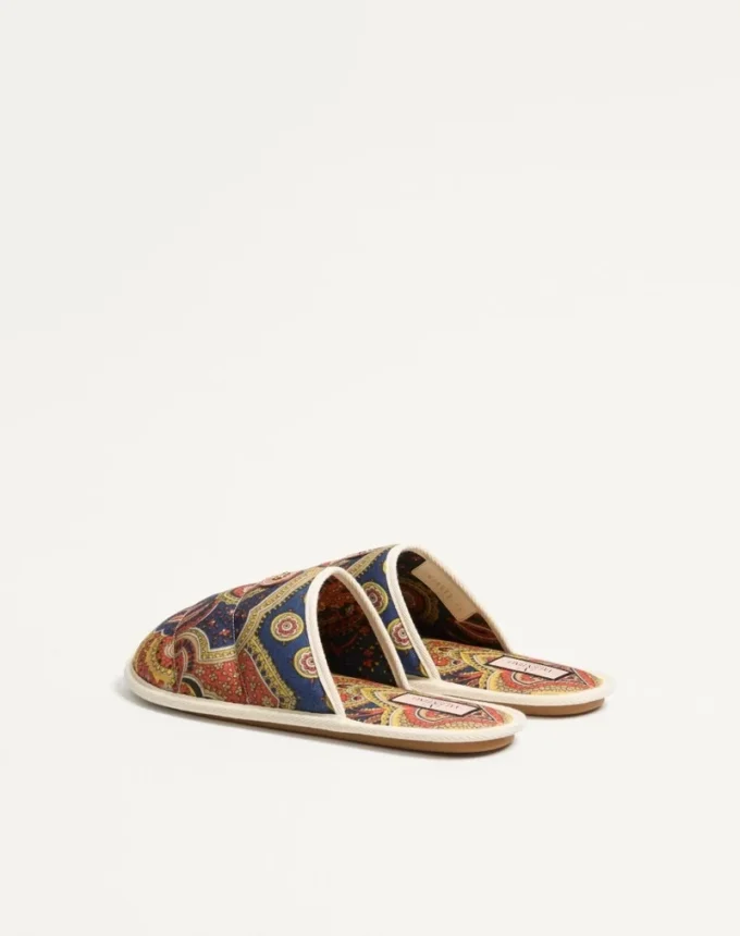 Ta Chambre Slide In Voyage Imaginaire Denim Fabric