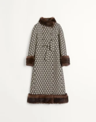 Toute La V Jacquard Coat