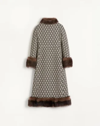 Toute La V Jacquard Coat
