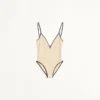 Toute La V Jacquard Swimsuit
