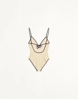 Toute La V Jacquard Swimsuit