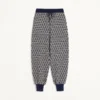 Toute La V Jacquard Wool Pants