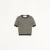 Toute La V Jacquard Wool Sweater
