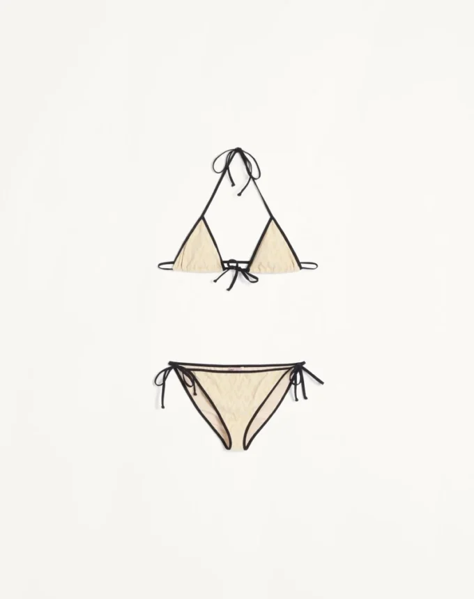 Toute La V Lycra Jacquard Bikini